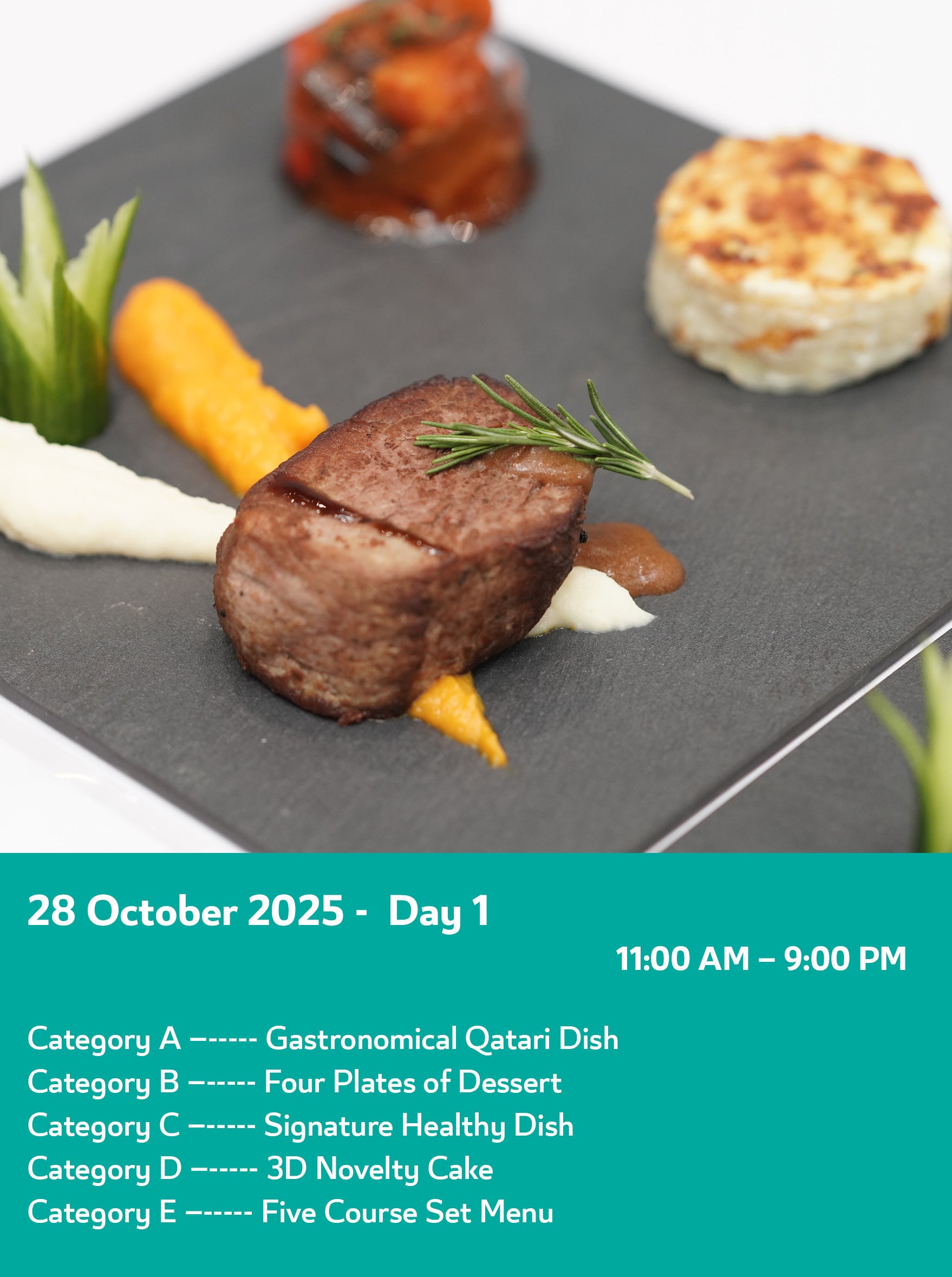 Salon Culinaire Categories - Day 1